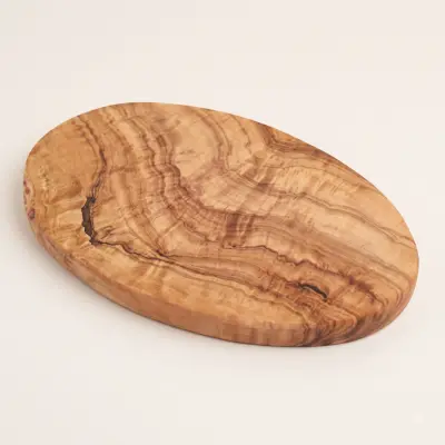 olive wood oval cutting board