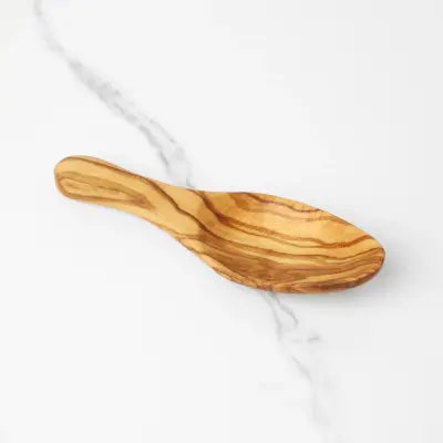 olive wood spice spoon