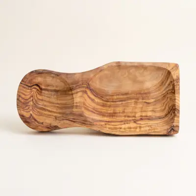 olive wood serving plate
