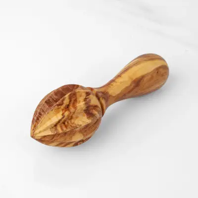 olive wood lemon squeezer
