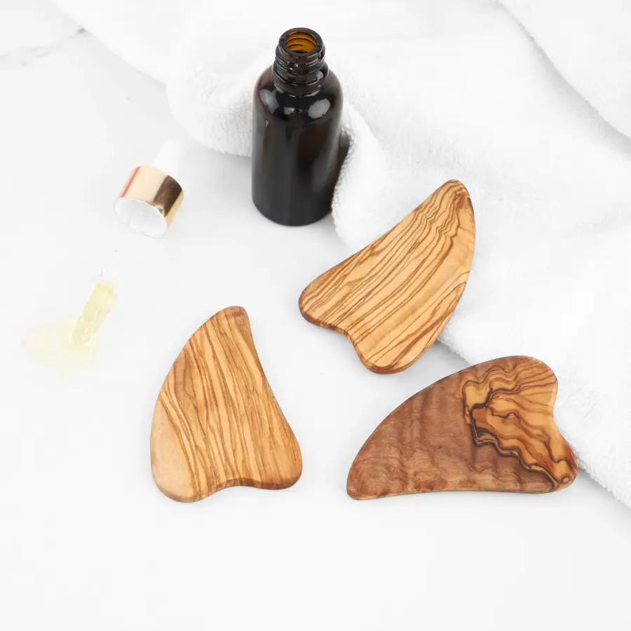 olive wood gua sha