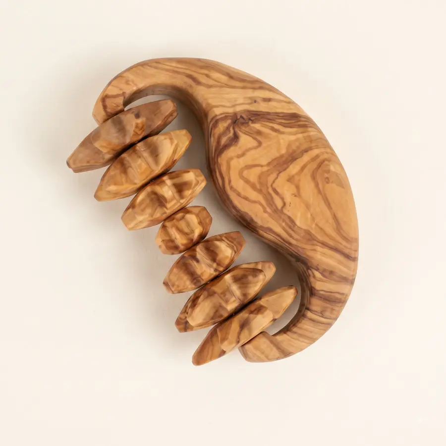 olive wood massage handle