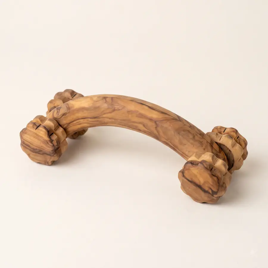 olive wood massage roller
