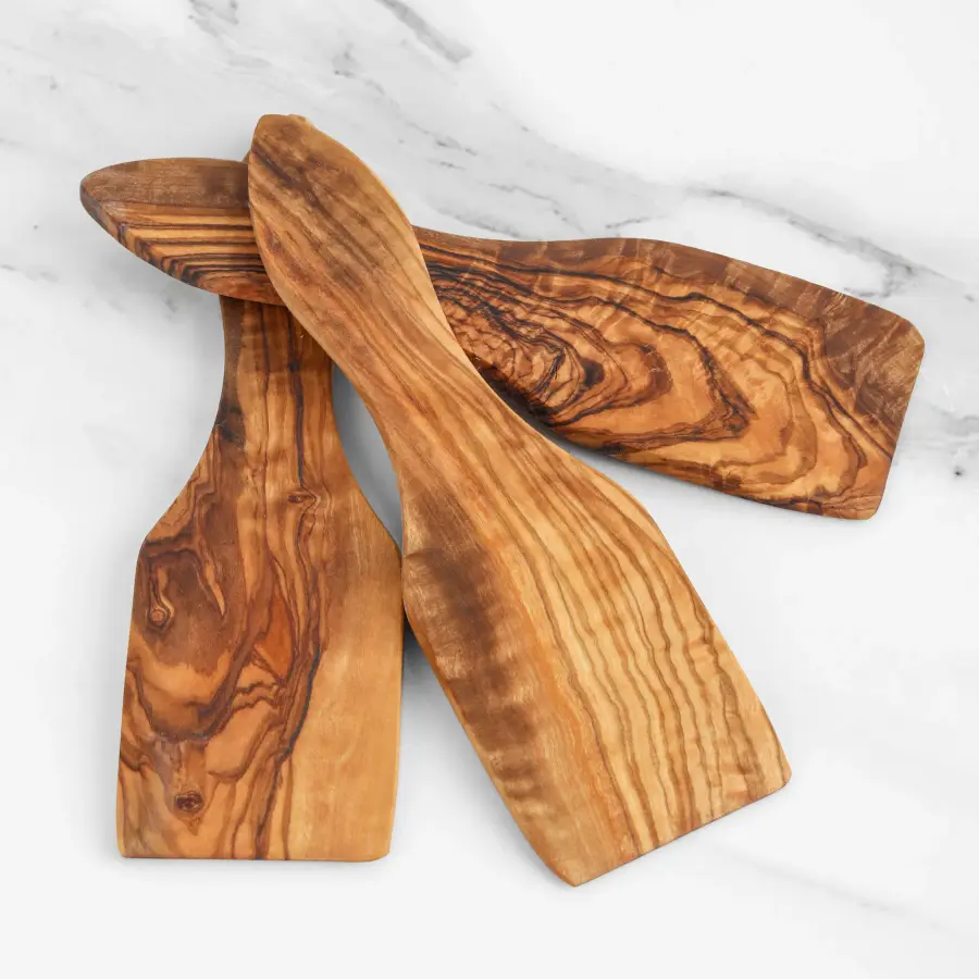 olive wood raclette spatula