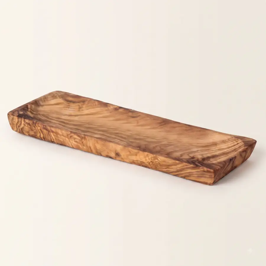 olive wood rectangular dish