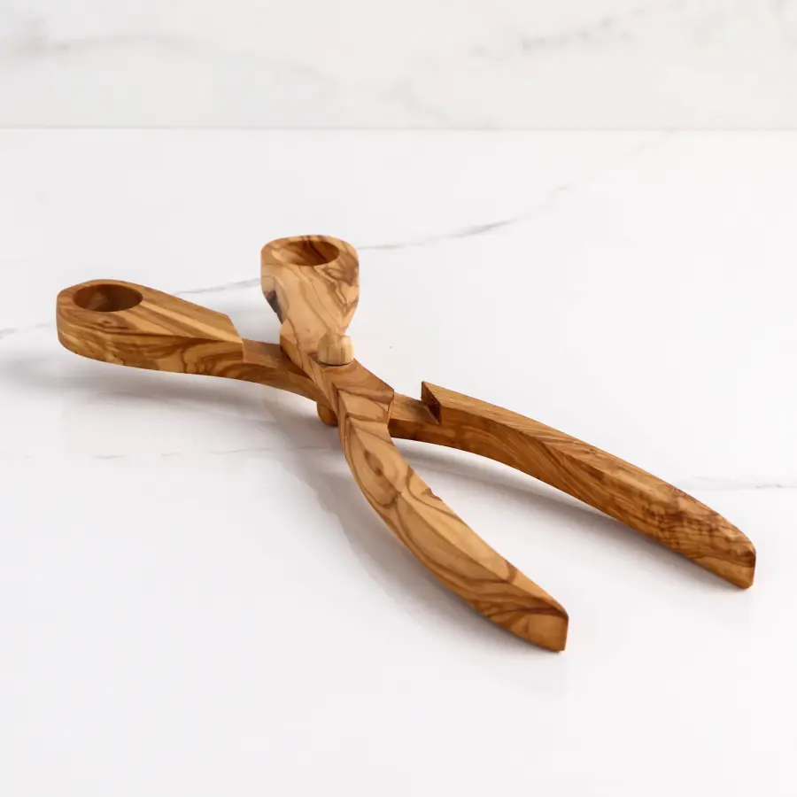 olive wood salad tongs