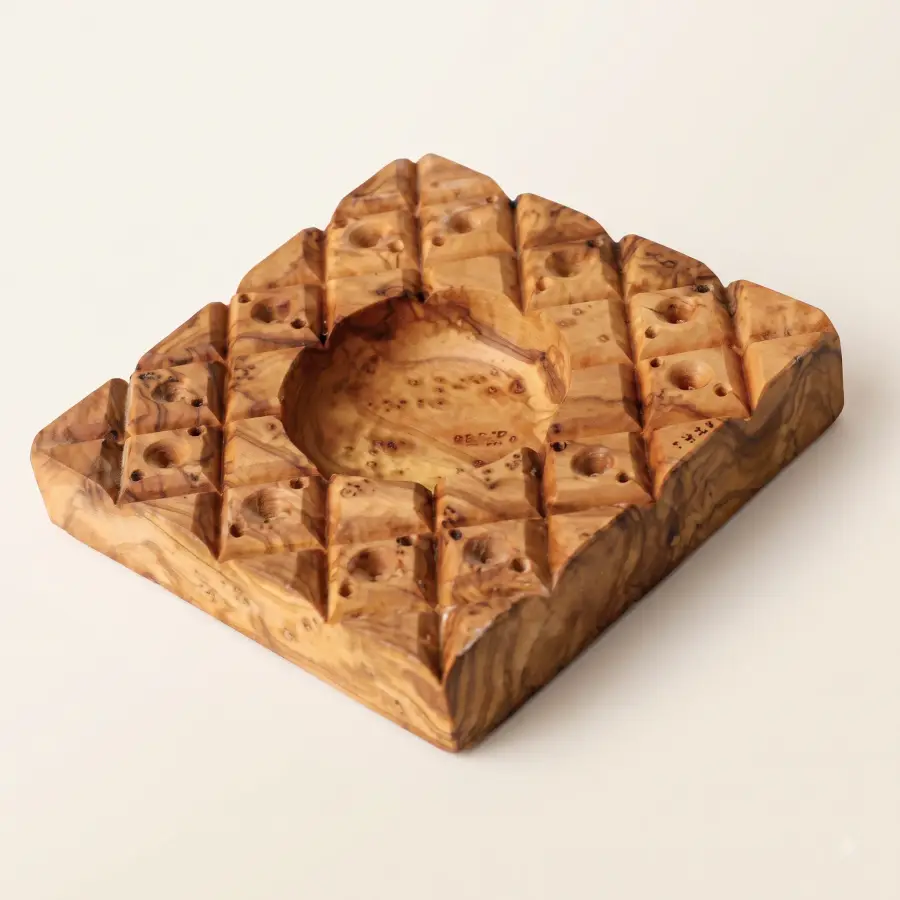 olive wood ravioli mold