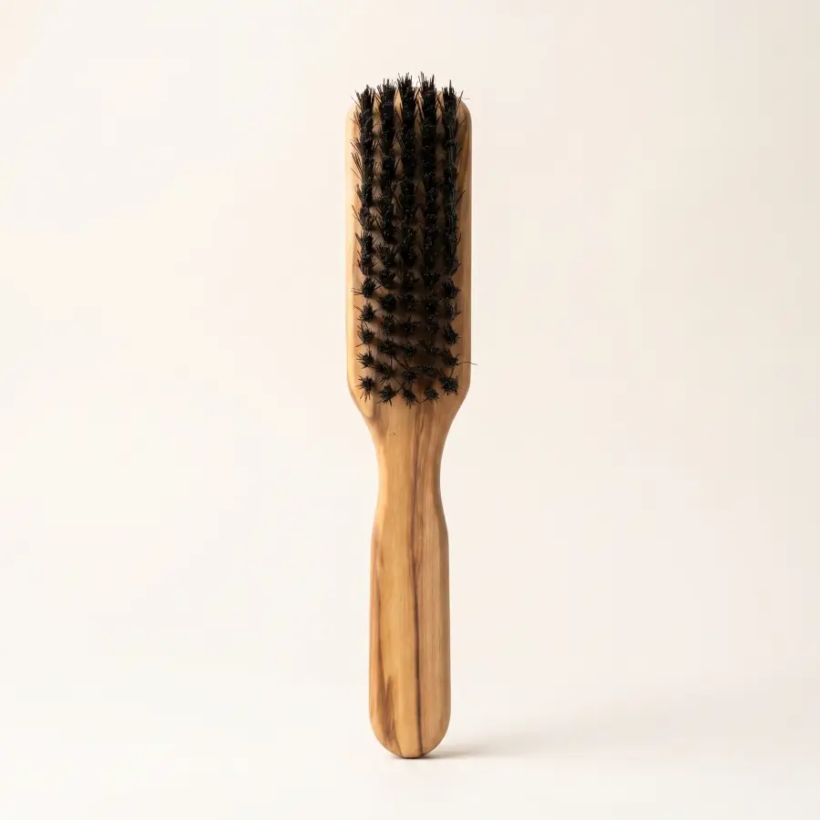 olive wood cleaning brush