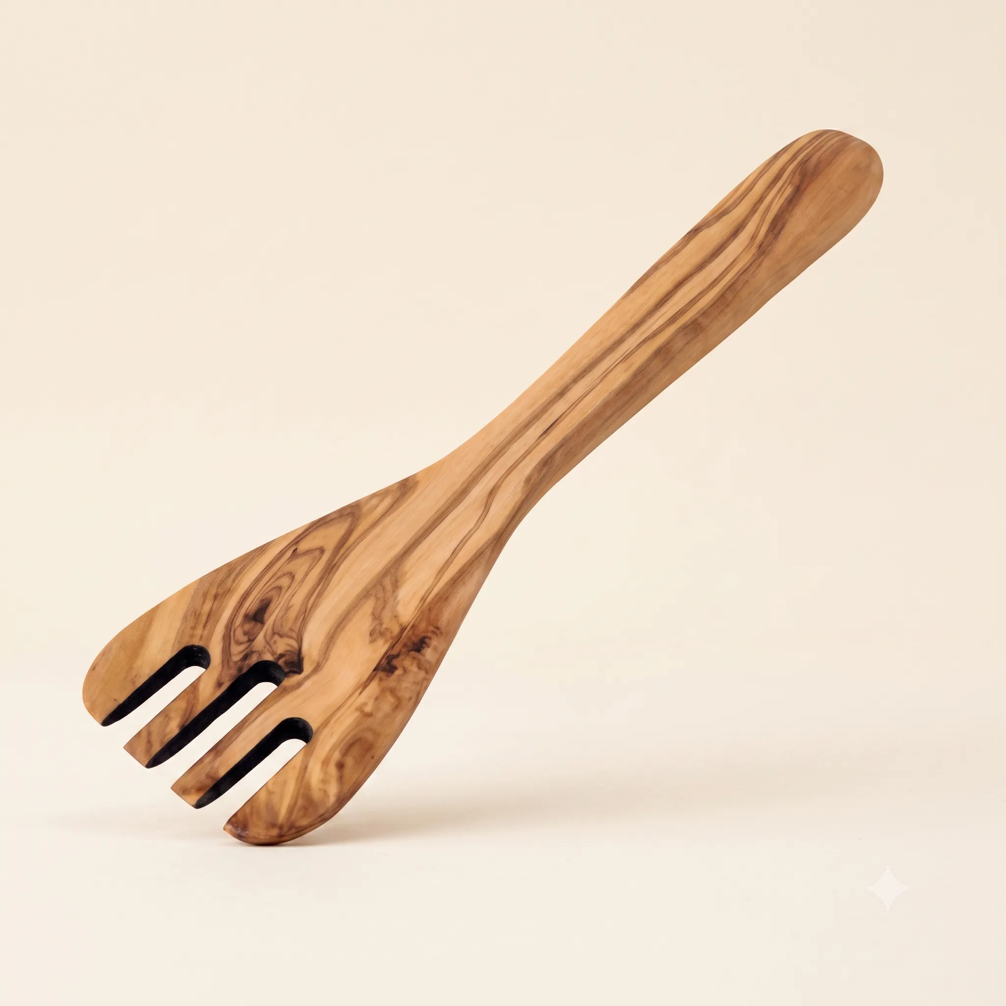 olive wood salad fork