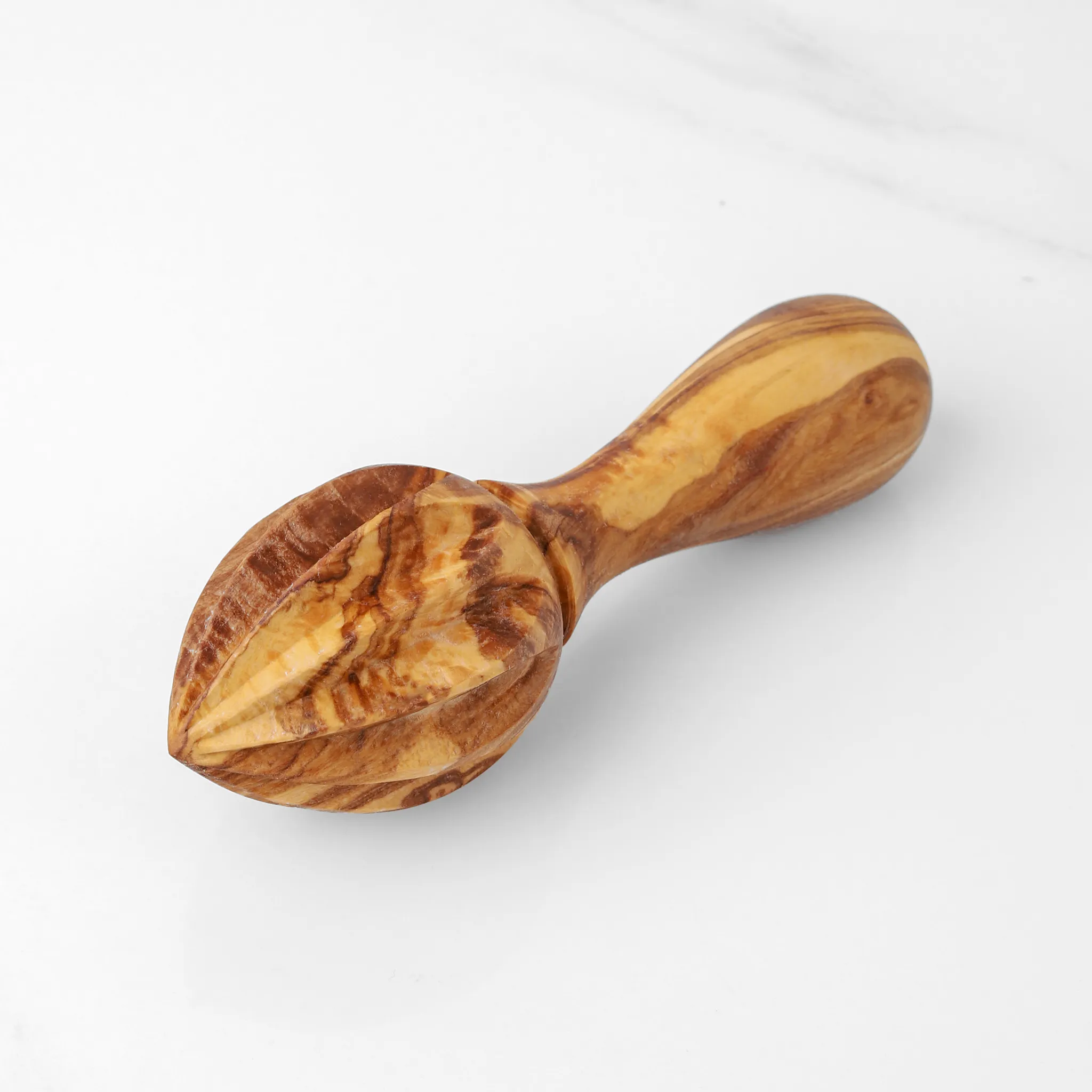 olive wood lemon squeezer