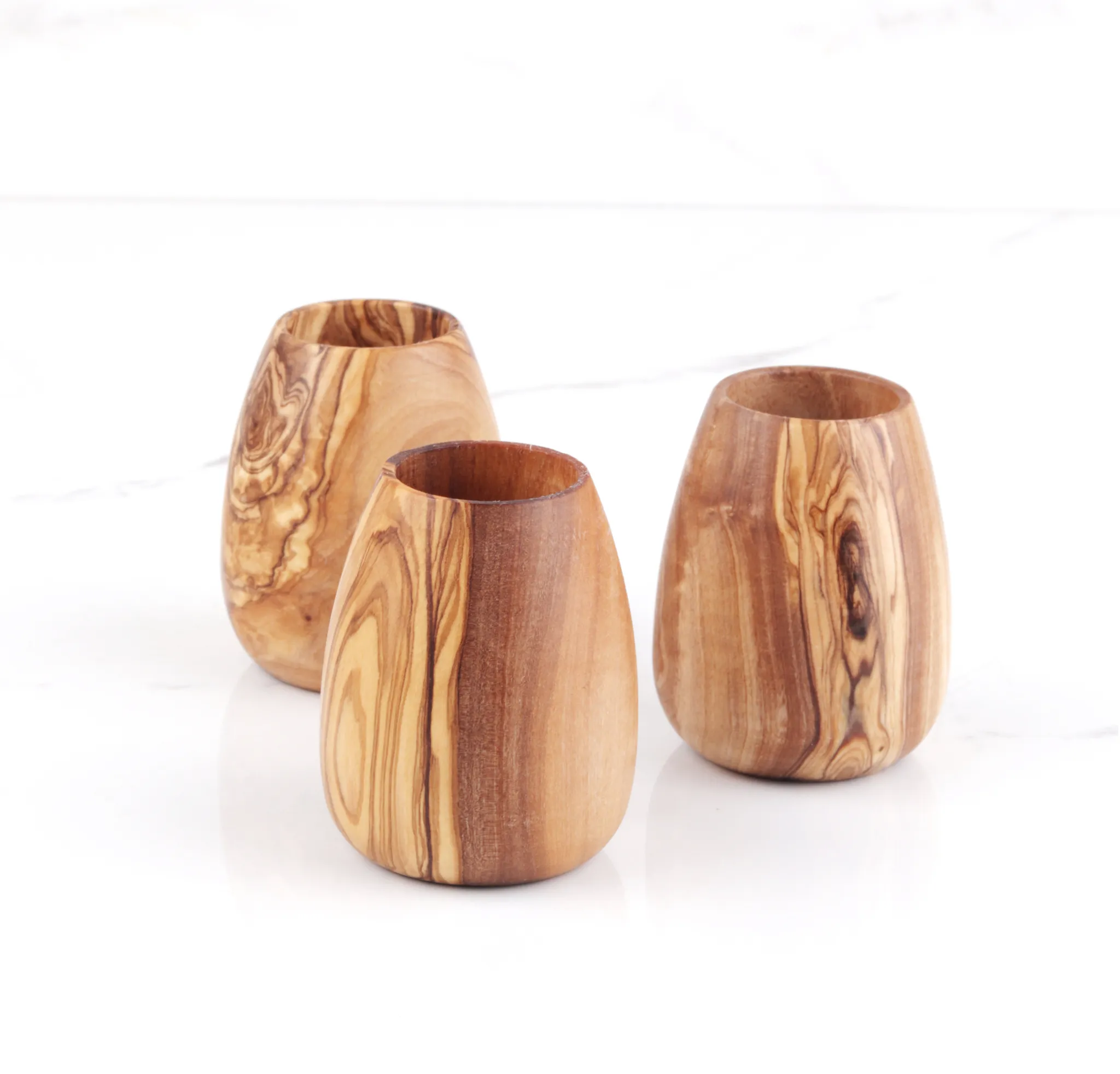 olive wood stick holder
