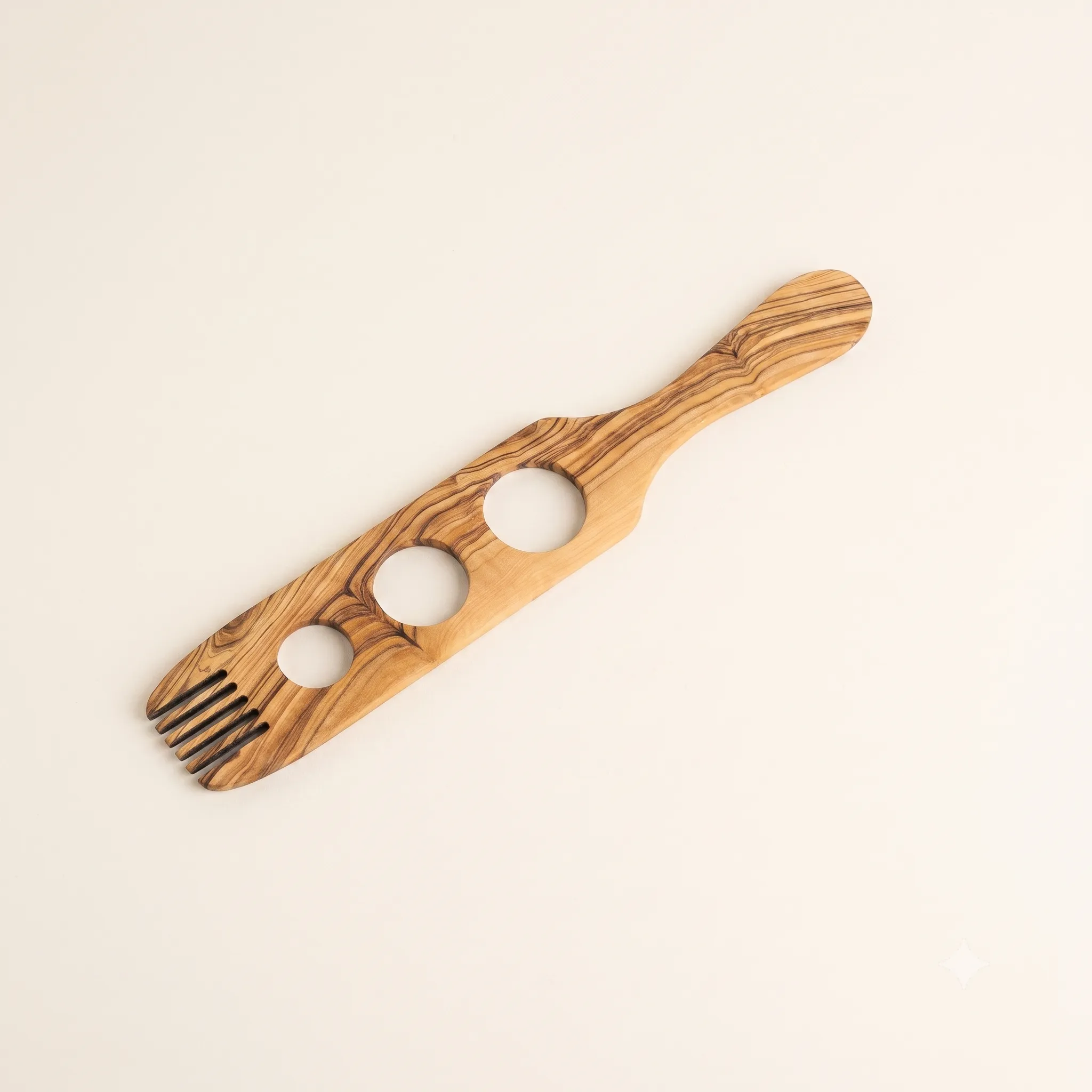 olive wood spaghetti pasta measure 3 measurements