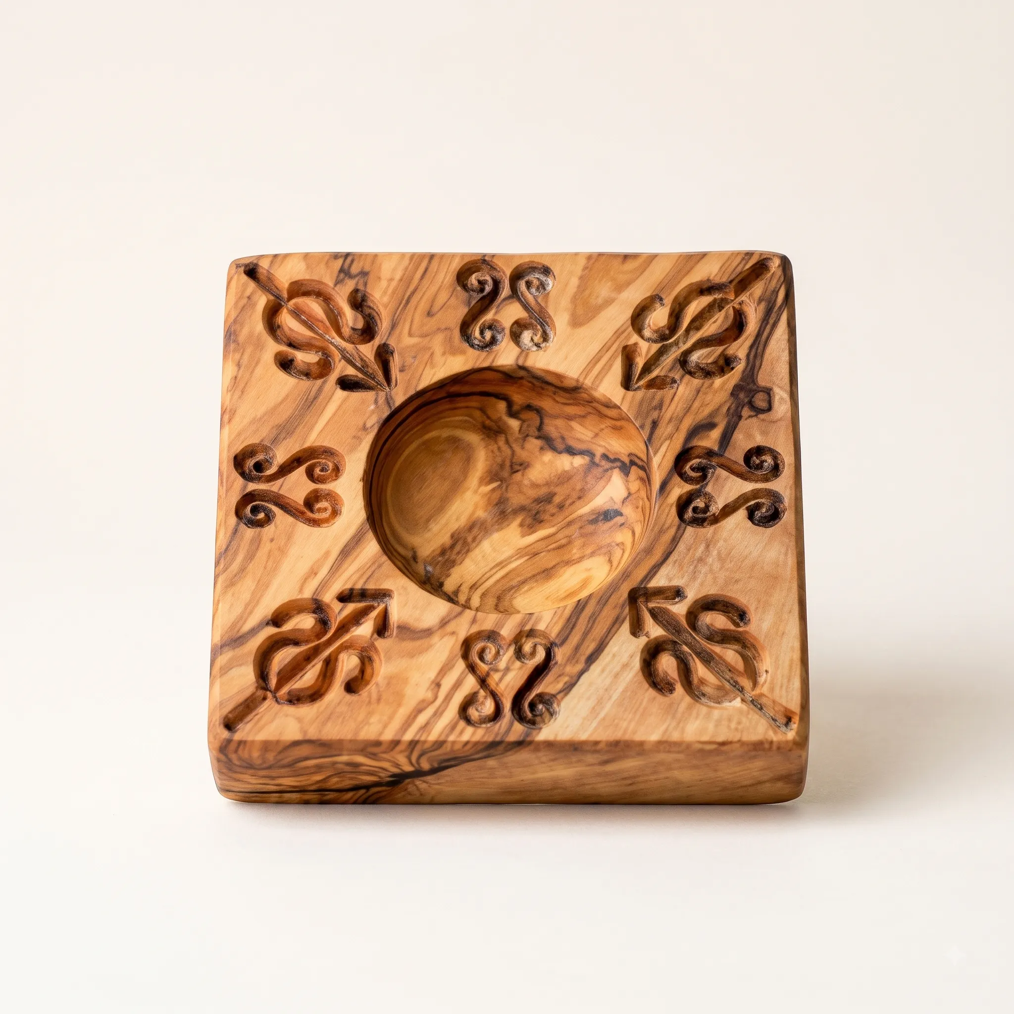 olive wood ravioli mold