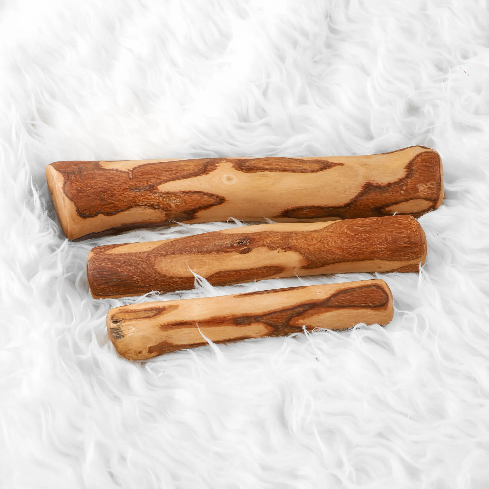 olive wood rustic chewing bone