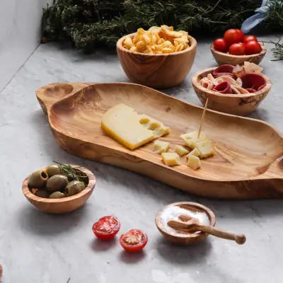 olive wood trays and plates