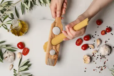 olive wood utensils and gadgets